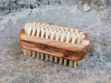 Nagelbürste aus Olivenholz - groß